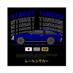 Tuner Blue Celica MK2 JDM Posters and Art